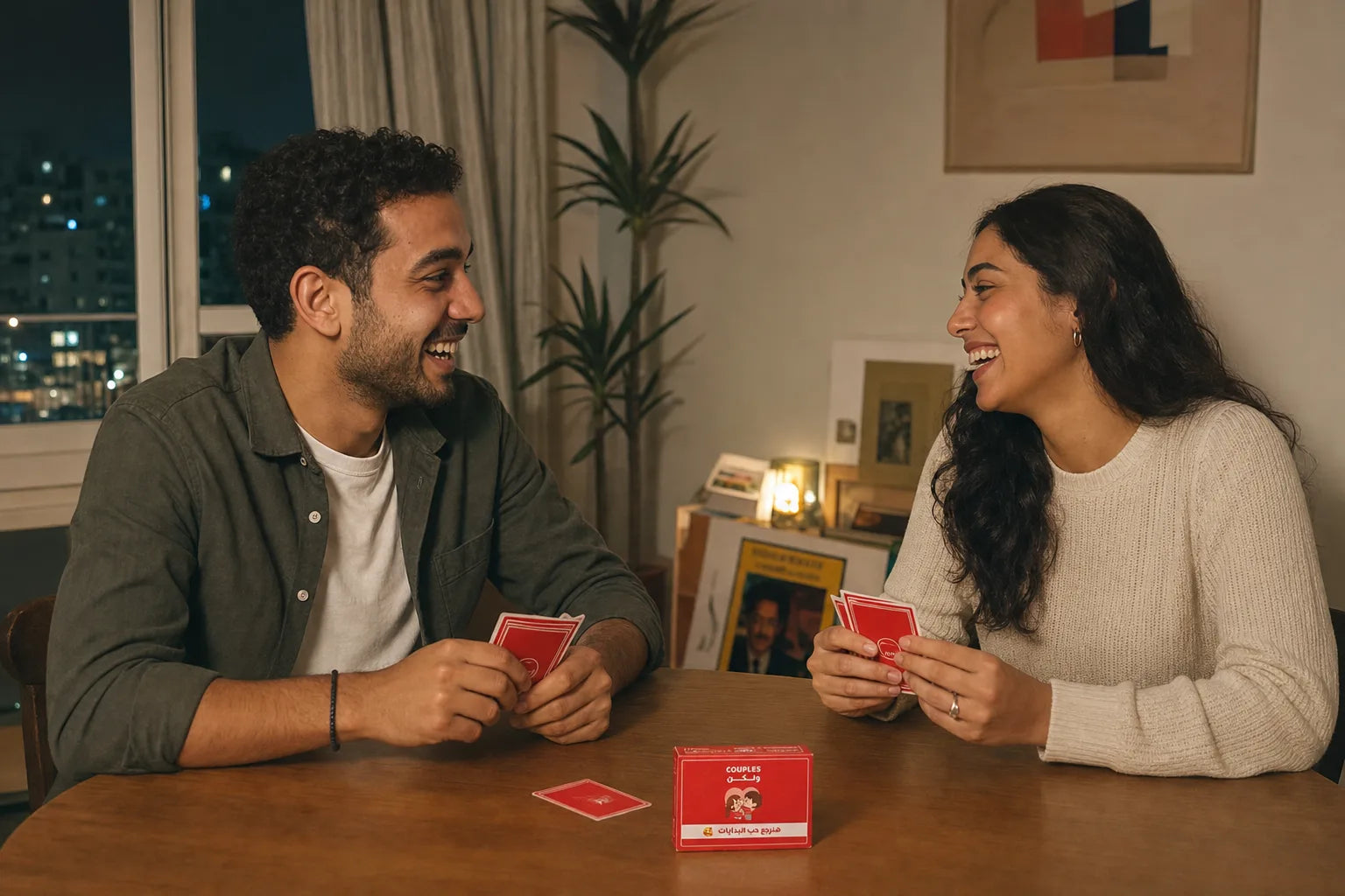 كابل مصري بيضحك وبيتكلم وهو بيلعب Couples ولكن